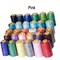 Premium Pink Polyester Sewing Thread 6000 Yards All-Purpose for Machine, Serger & Quilting Projects